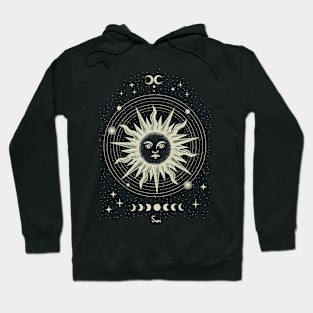 Esoteric Stars Sun Moon Hoodie